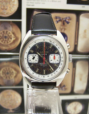 RARE VINTAGE 60'S/70'S PRIMA VALJOUX 7733 CHRONOGRAPH WATCH