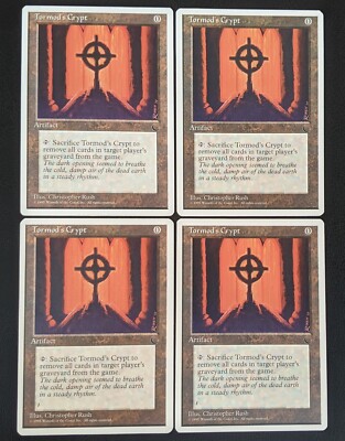 4 x Tormod's Crypt - Chronicles - MTG Magic the Gathering - Artifact