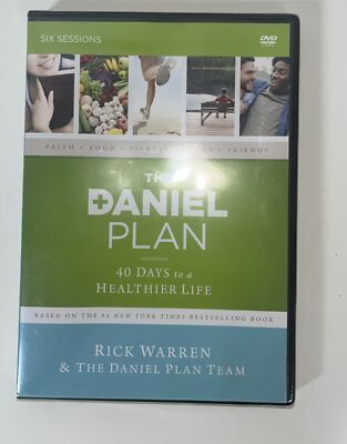 The Daniel Plan Video Study: 40 Days To A Healthier Life Rick Warren Zondervan 