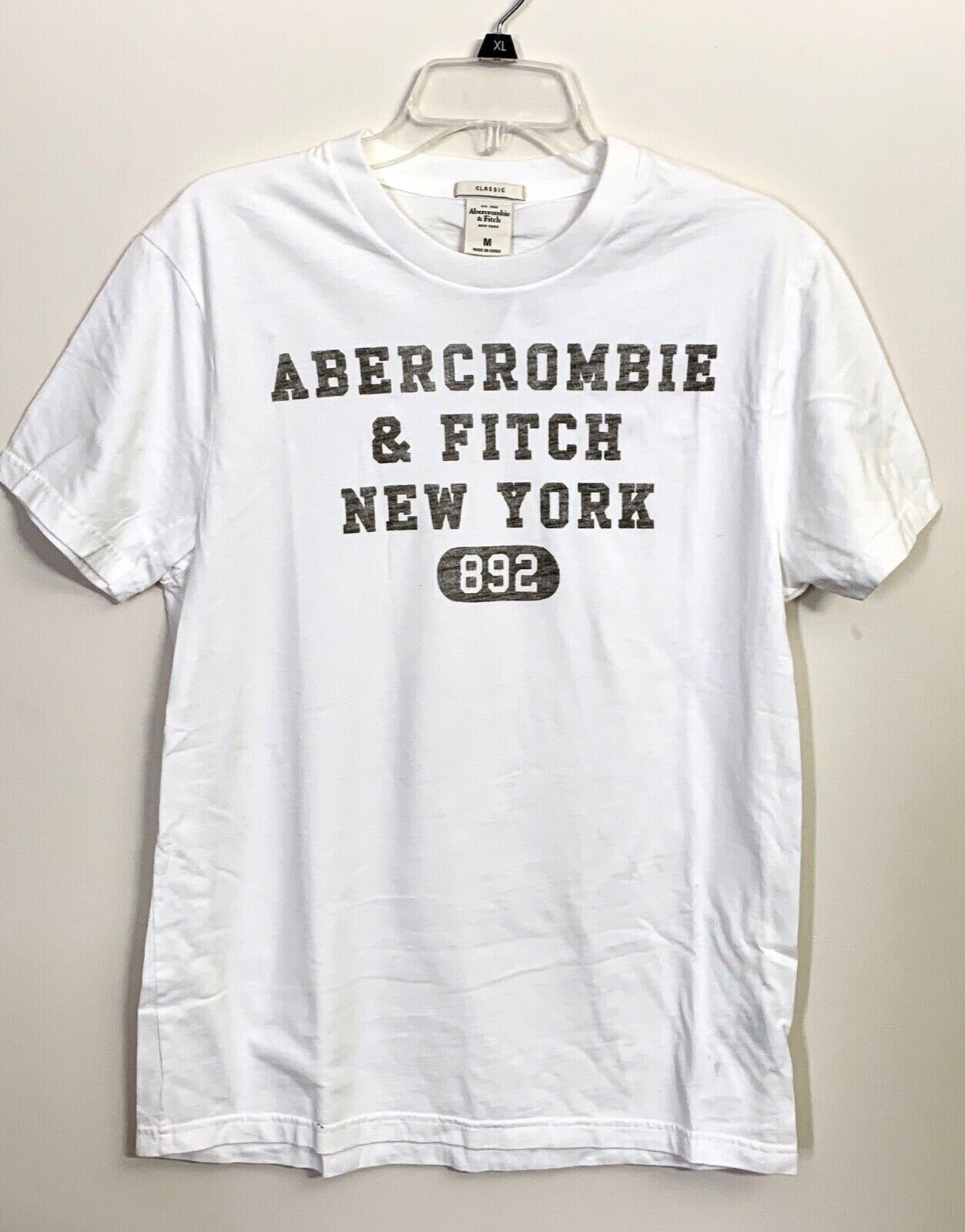 Abercrombie&amp;Fitch - Abercrombie&amp;Fitch ジャストサイズ Tシャツ ピチT カレッジT ABERCROMBIE&FITCH Tシャツ - メルカリ