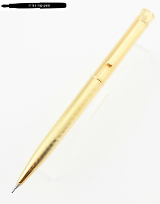 Older Diplomat Attache Twist Pencil (0.5 mm) in Gold Plated Finish / W.-Germany