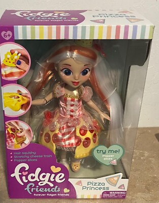 Fidgie Friends Pizza Princess Fashion Doll with Fidget Fashion Features