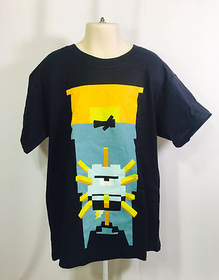 MINECRAFT DEEP OCEAN T-Shirt (YOUTH LARGE) Mine Chest Loot Crate August 2017