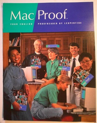 1989 Macproof, Por Lexpertise Lingüística Software, Brochure. Inglés Proofreader