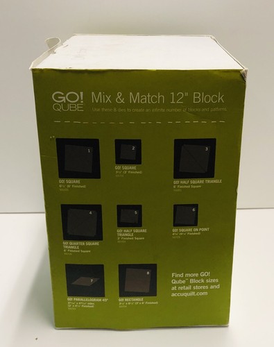AccuQuilt GO! Qube Mix & Match 12