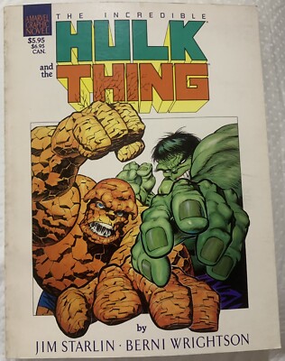 Incredible Hulk And The Thing Big Change 1987 NOS