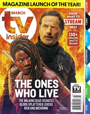 TV INSIDER MAGAZINE - MARCH 2024 - THE ONES WHO LIVE - BRAND NEW