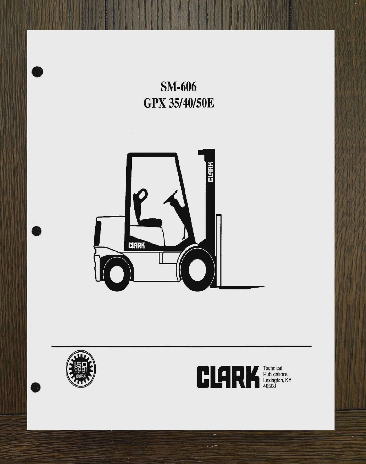Forklift Service Repair Manual Fits Clark GPX 35, GPX 40