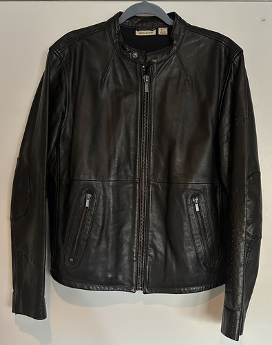 ジャケット・アウター archive DKNY leather car coat y2k archive DKNY leather car coat y2k