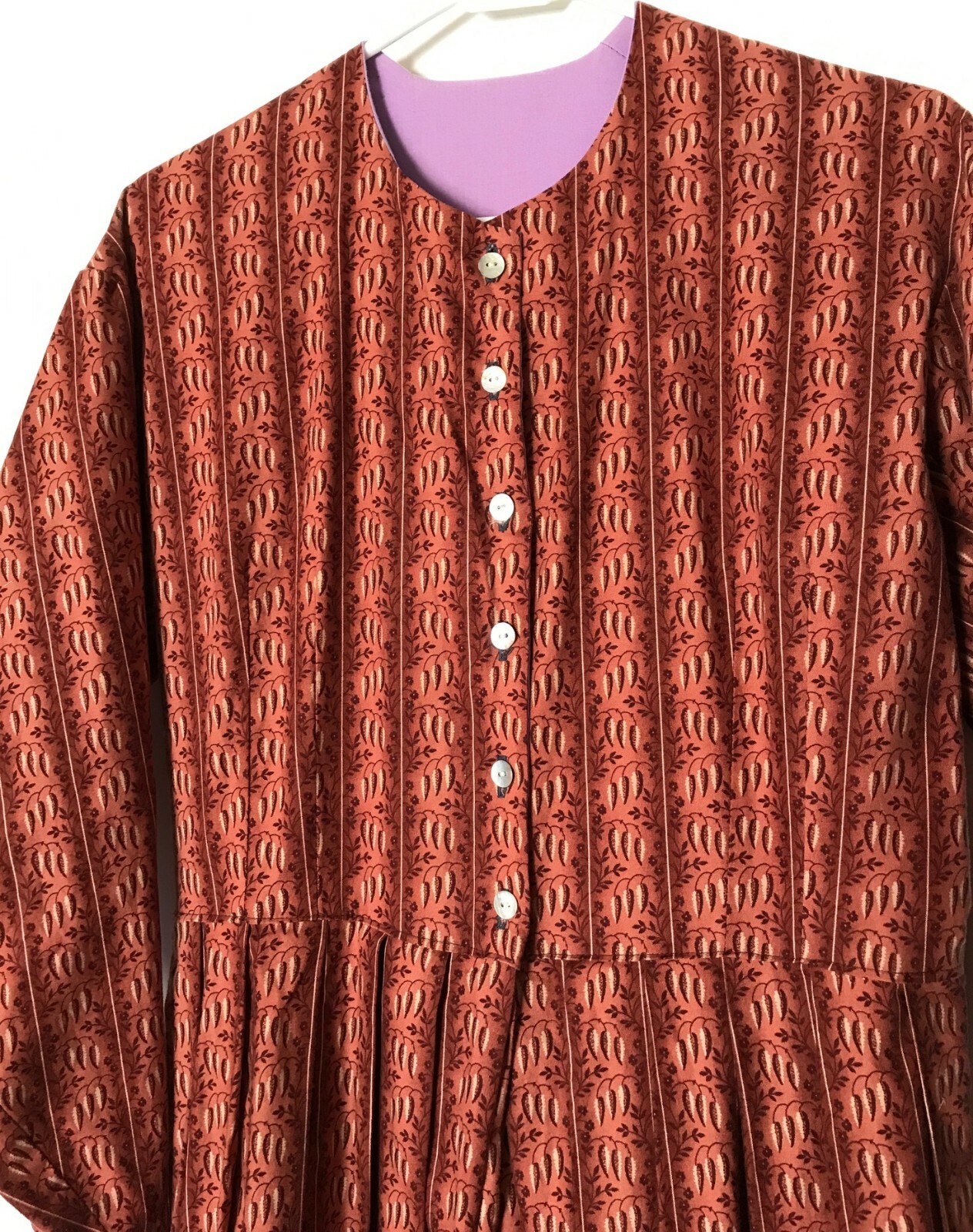 LADIES SIZE 12 CIVIL WAR ERA STYLE CAMP DRESS - LIVING HISTORY / PRAIRIE