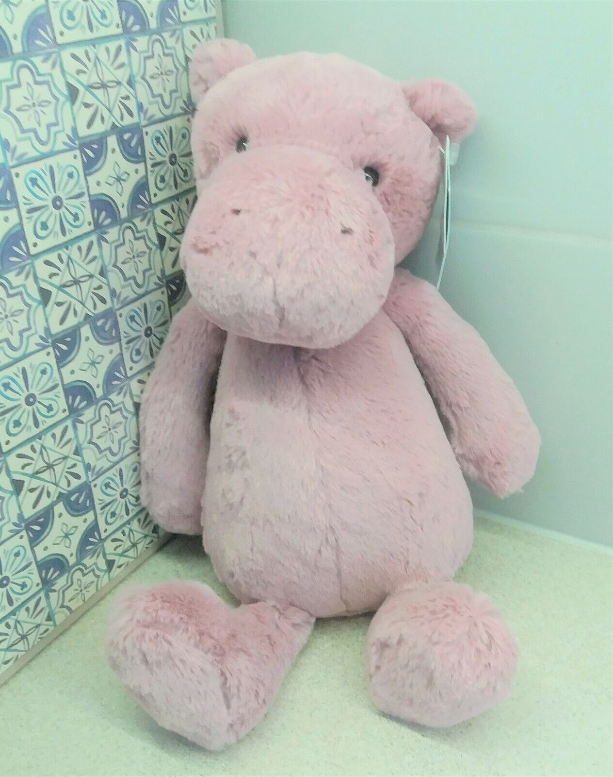 新品 Bashful Hippo Mサイズ BAS3HIPP Bashful Hippo Jellycat, Medium