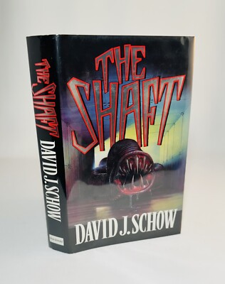 The Shaft-David J. Schow-TRUE First UK Edition/1st Printing-1st State DJ-RARE!!