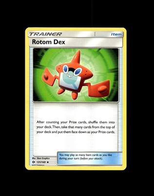 SM Base Set #131/149 Rotom Dex