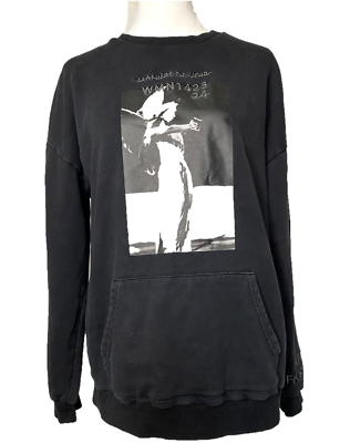 MANIERE DE VOIR Embellished Sweatshirt Black size 8 M L