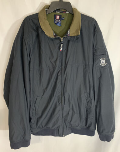 Chaps Ralph Lauren Jacket Full Zip Fleece Lined Men's Size Chaps Ralph Lauren Jacket Full Zip Fleece Lined Men's Size