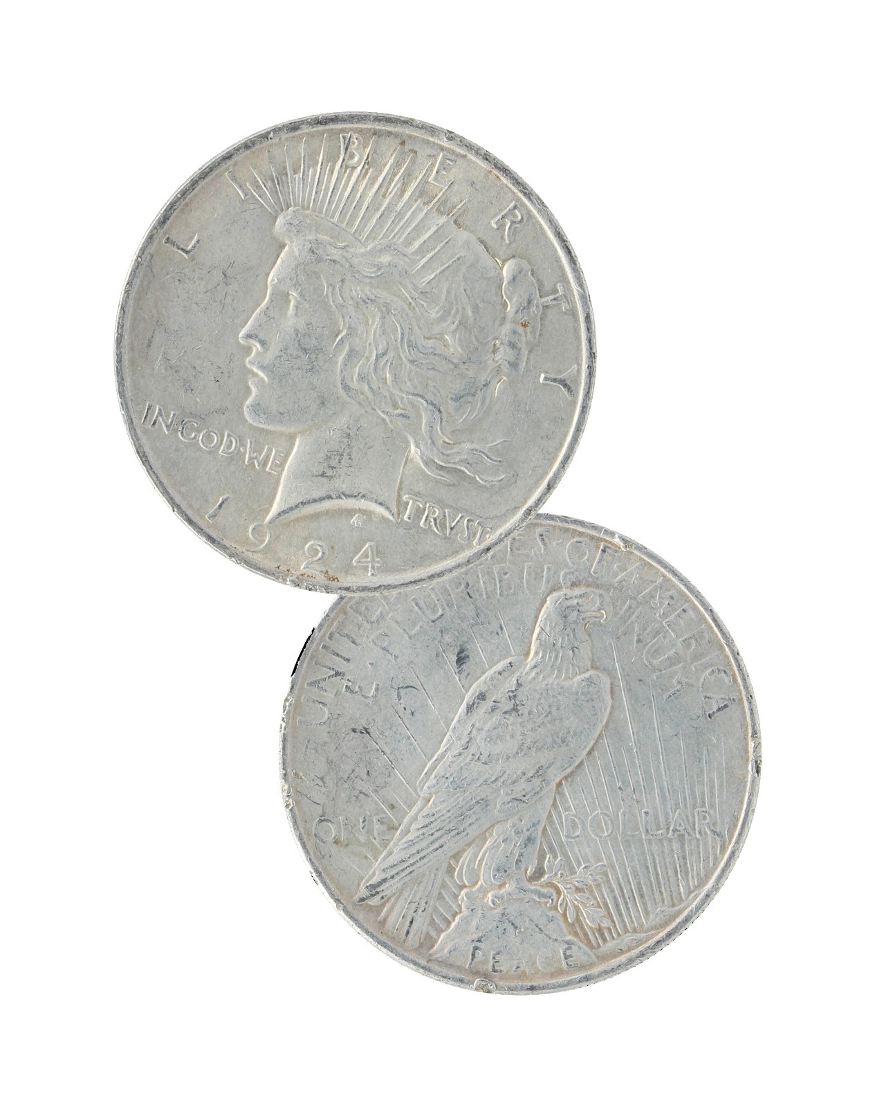 Silver Peace Dollar Cull Lot of 1,000 Mix Dates and Mint Marks 1922 to 1935