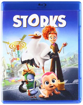 Storks (2016) (Blu-ray) (DVD)(VG)(With Case)