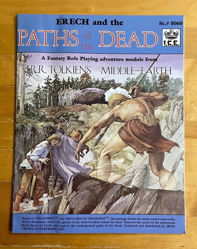 Erech And The Paths Of The Dead  - New Vgc++ - I.C.E 1985- Merp #8060