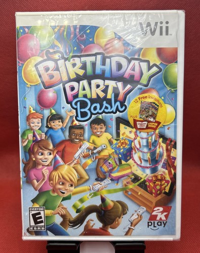 Birthday Party Bash (Nintendo Wii, 2009) NEW Factory Sealed