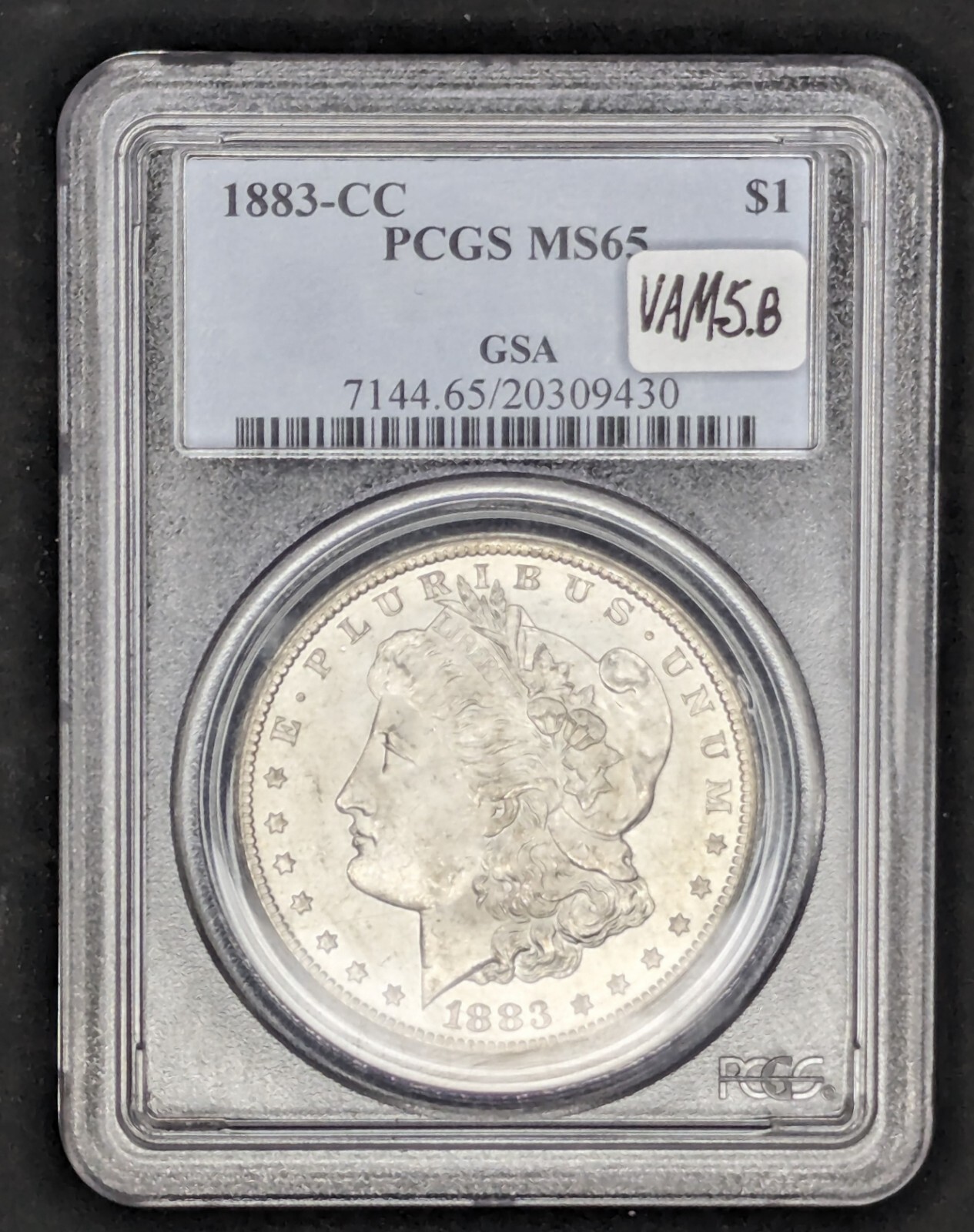1883 MS65 モーガン 1883 Morgan Silver Dollar Rainbow Tone PCGS MS 65 47 | eBay