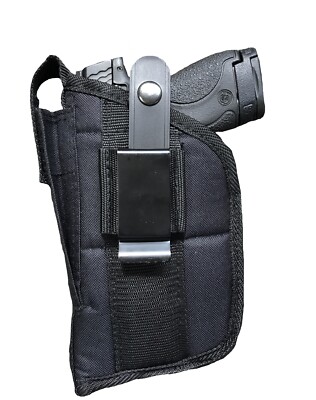 Nylon Belt or Clip on Gun Holster for Beretta : .40 S&W with Laser