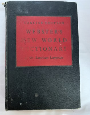 Concise Edition Webster's New World Dictionary of the American Language (1956)