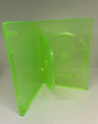 New OEM Replacement Double Game Cases Microsoft Xbox 360 Green, QJ2-XBOX360, R55