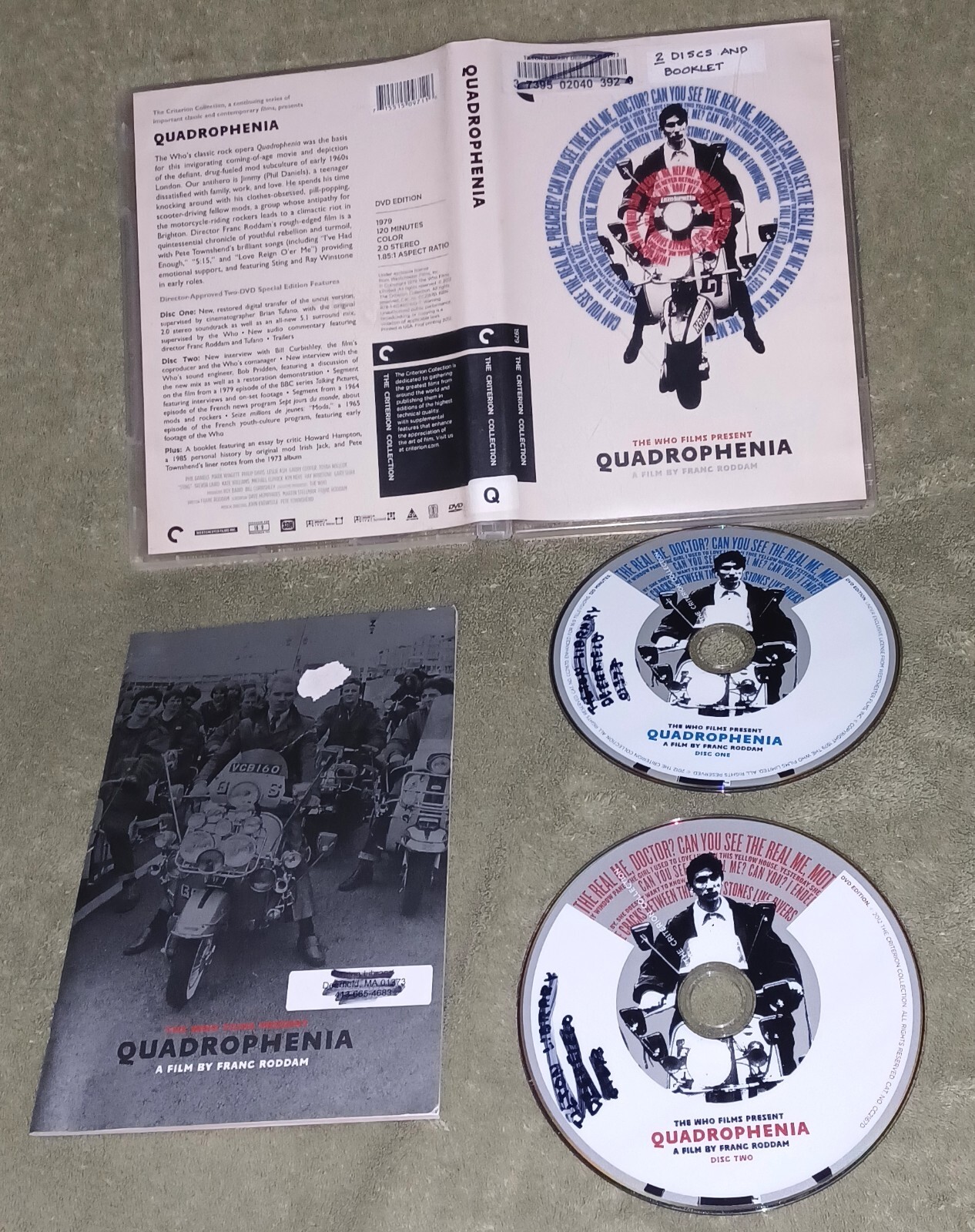 Quadrophenia The Who Films Present DVD 1979 Criterion