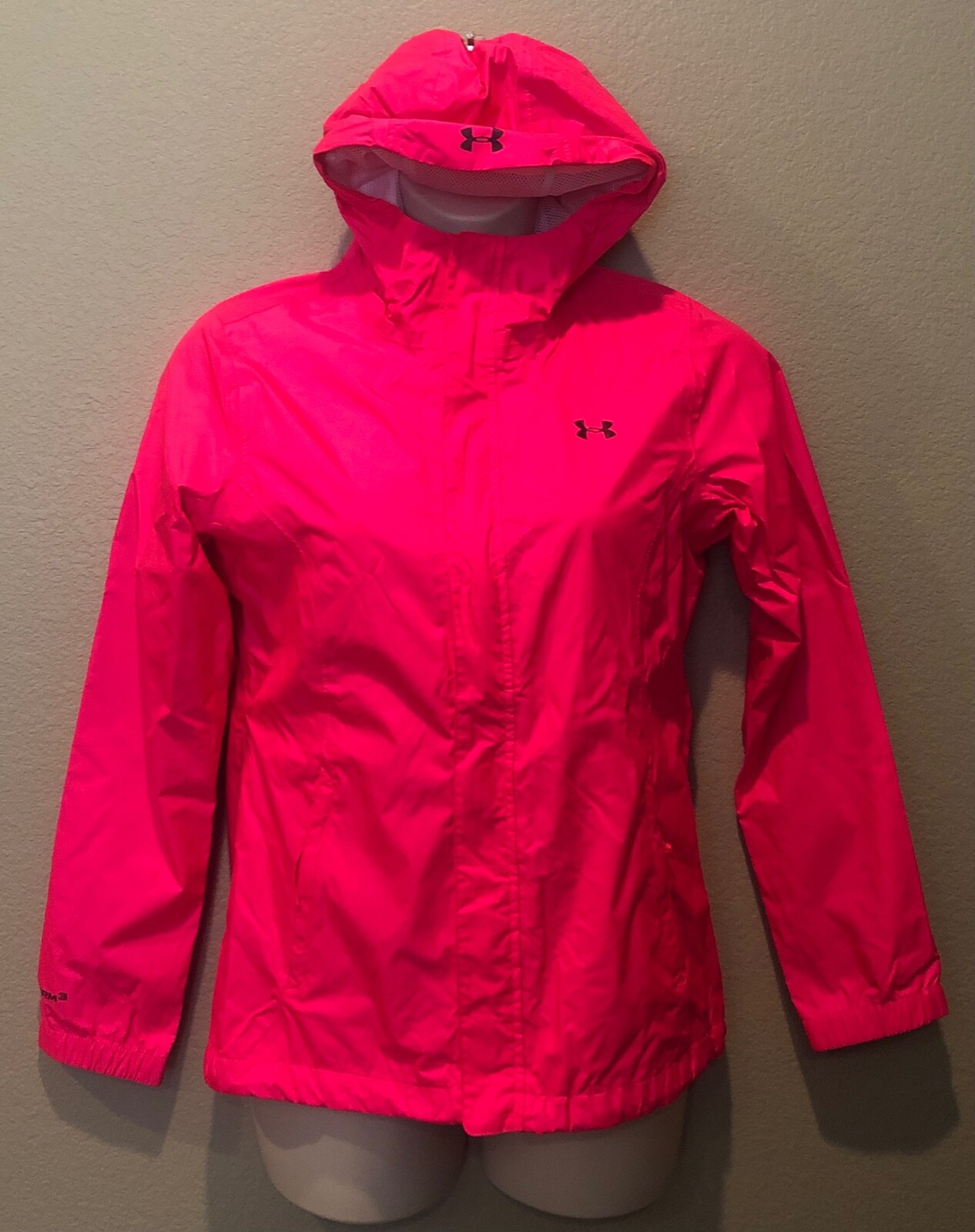 Under Armour フード付きジャケット ピンク Women's Under Armour Rival Full-Zip Windbreaker Jacket Color