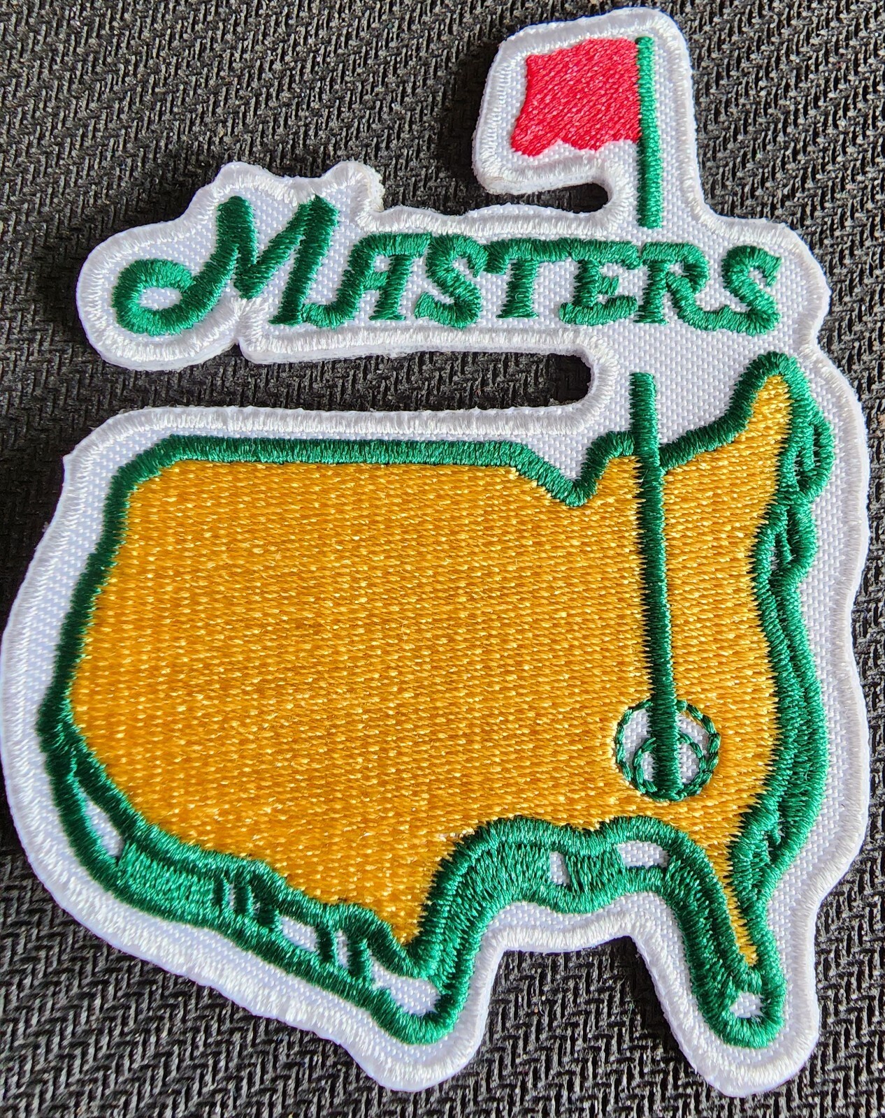 MASTERS  PGA golf Embroidered iron on patches  2 1/2 X 3 1/2