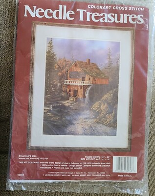 New Needle Treasures Cross Stitch Kit Sullivans Mill 02558 Gift Sealed
