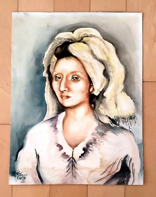 FEDERICO CANTU - MUSA- OIL ON CANVAS PAINTING