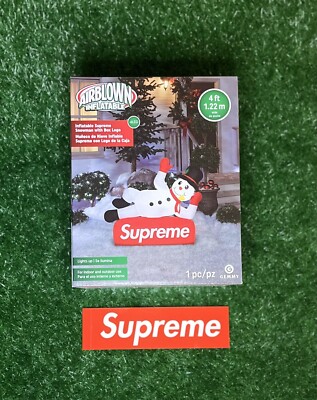Supreme Large Inflatable Snowman in Hand
