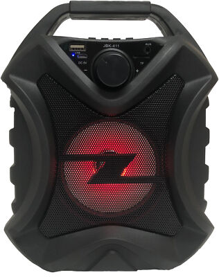 Bass Rockers JBK-411 FM Radio TF/USB MP3 Player Bluetooth Portable Hi-Fi speaker