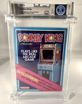 1982 Nintendo Donkey Kong Intellivision WATA 9.8 not VGA 1st APPEARANCE OF MARIO