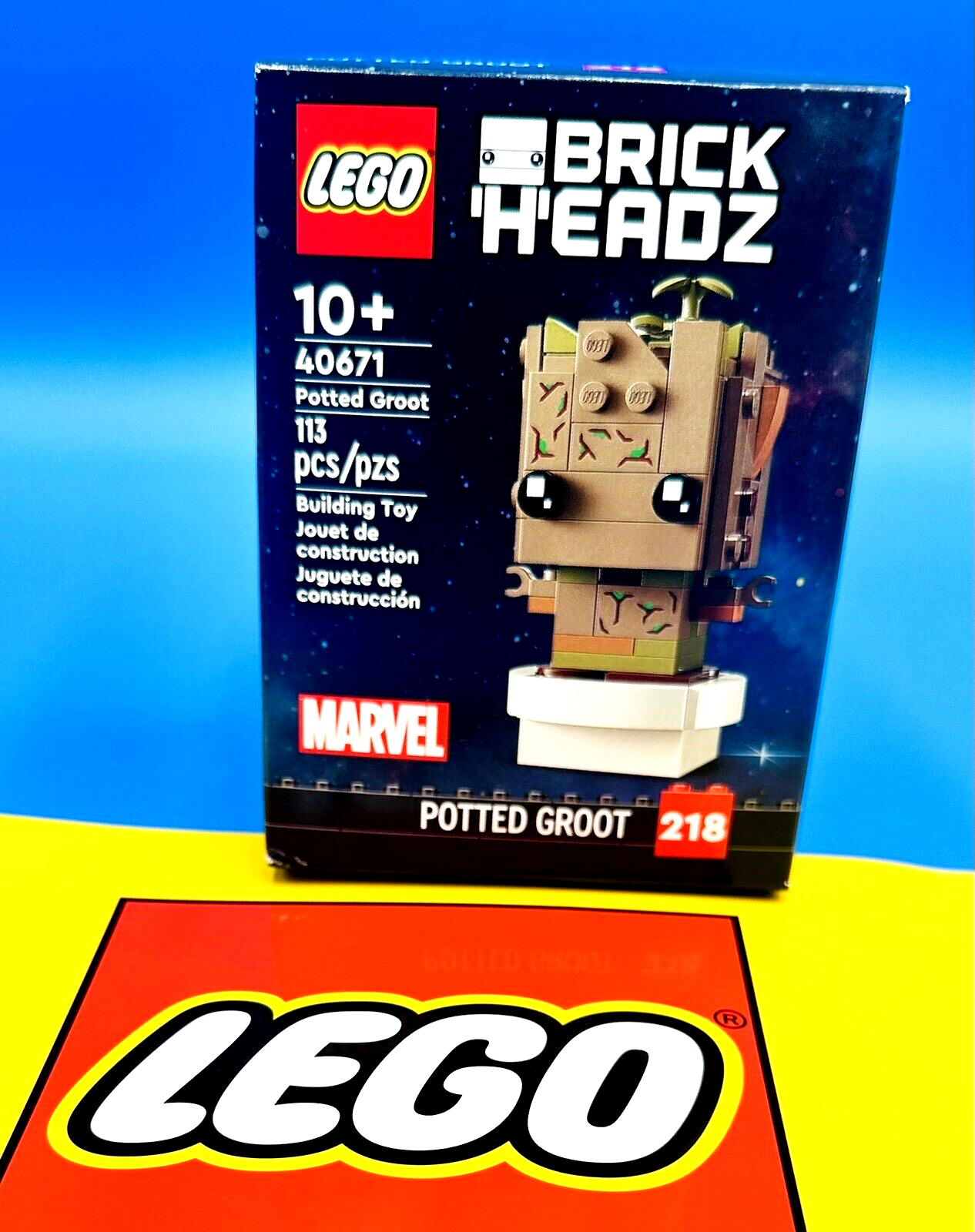 T♡* Amazon.com: Lego BrickHeadz 40671 - Potted Groot : Toys & Games