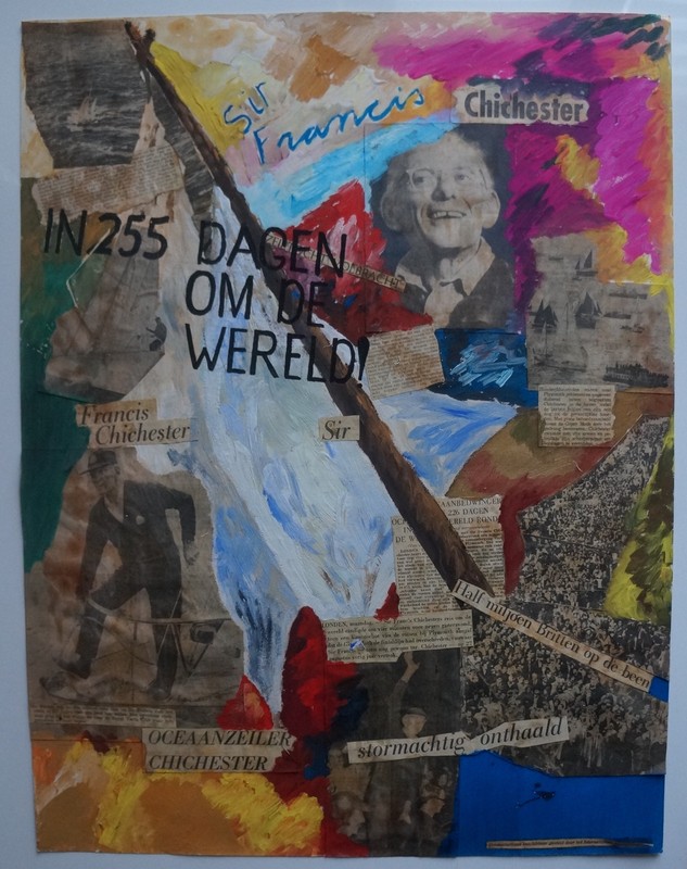 Collage  Sir Francis Chichester De Francois Suy