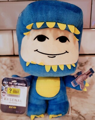 DevSeries BLUE REX 8'' Collector Plush w/ Exclusive Virtual Item Code NWT