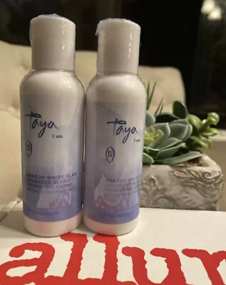 2x TAYA Amazon White Clay Advanced Thickening Creme - 2 oz each - NEW/Sealed
