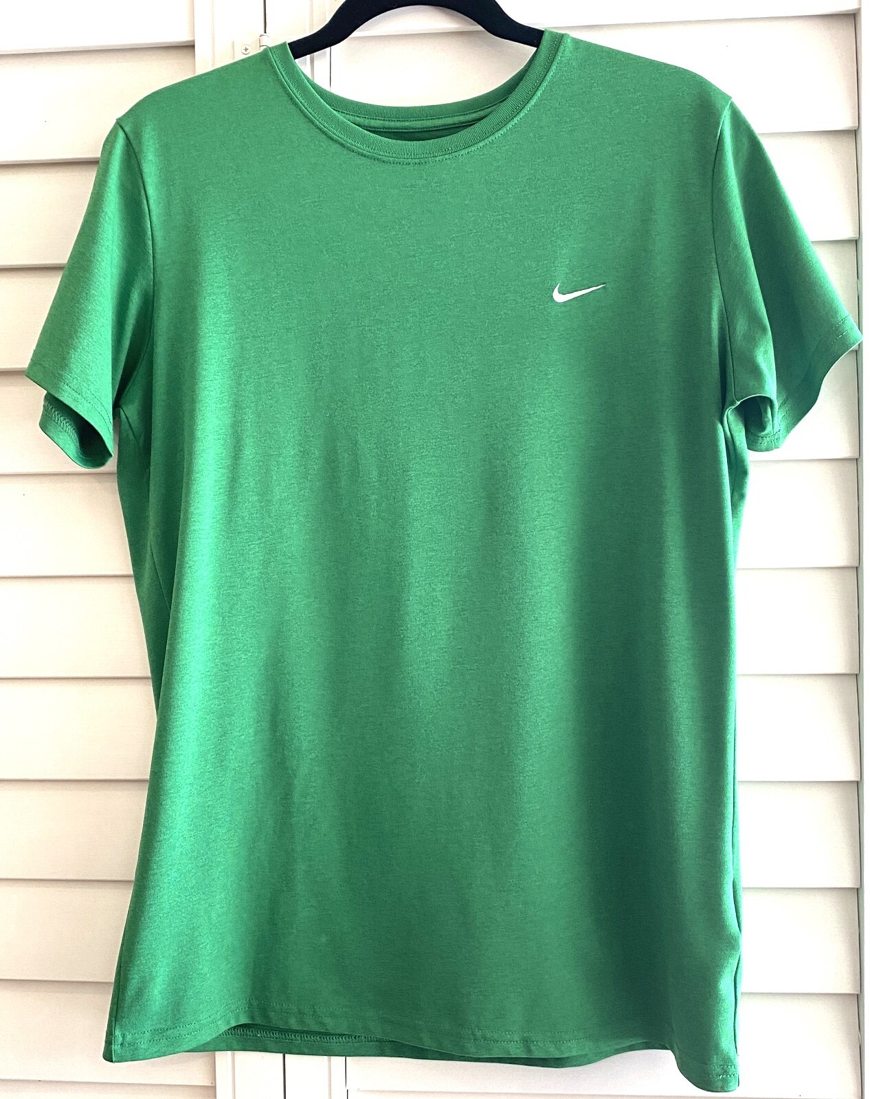 Nike Dri Fit T Shirt Mens L Medium Green Short Sleeve Crew