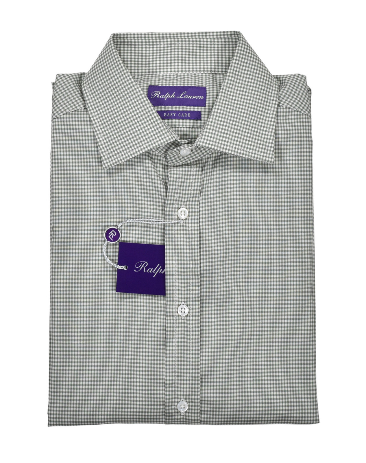 【Mサイズ】Ralph Lauren purple label チェックシャツ 定価8万】Ralph Lauren Purple Label special linen shirt made