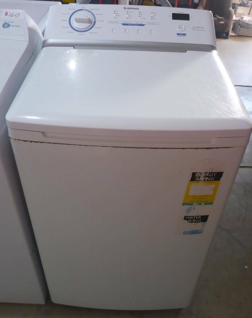 Simpson EZIset 5.5 kg Simple Wash Top loading washer Washing Machines & Dryers Gumtree