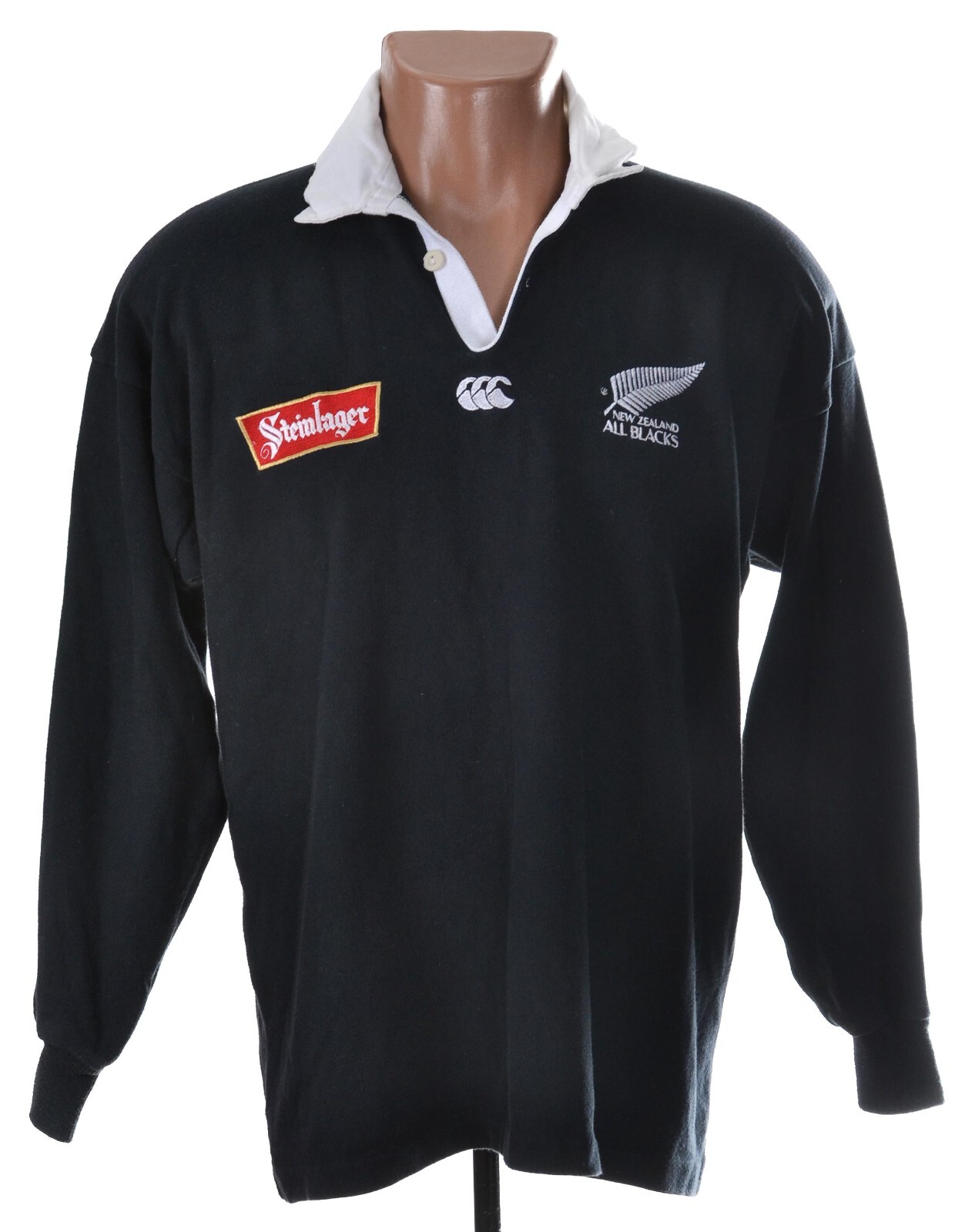 90s カンタベリー オールブラックス ALL BLACKS ラガーシャツ 希少