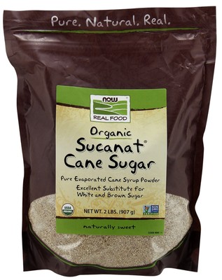 Now Foods Органический Sucanat 2 фунта в гранулах