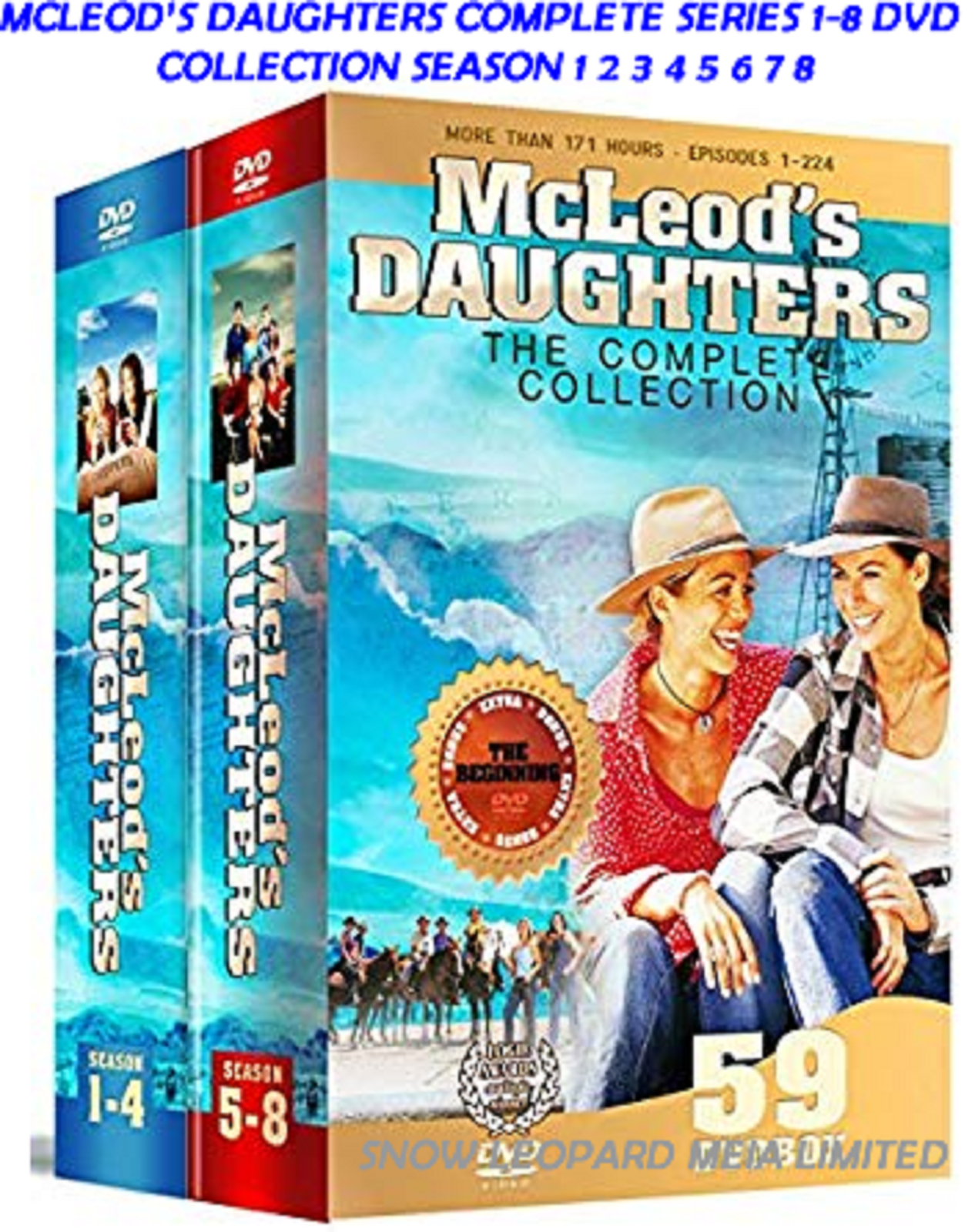 MCLEOD'S DAUGHTERS COMPLETE SERIES 1-8 DVD COLLECTION SEASON