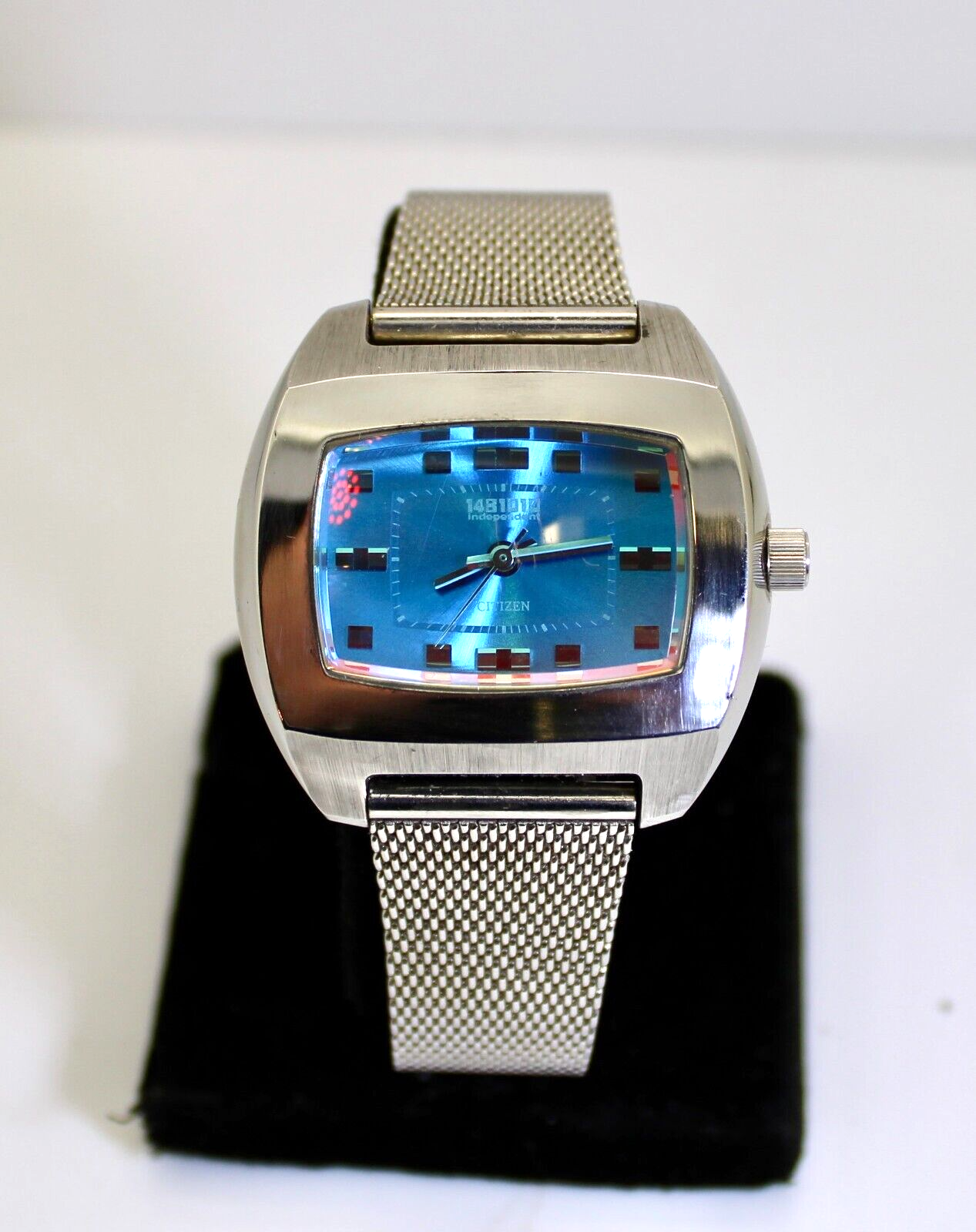 Citizen Watch Independent 1481010 Gorgeous Blue, Mesh Band & New