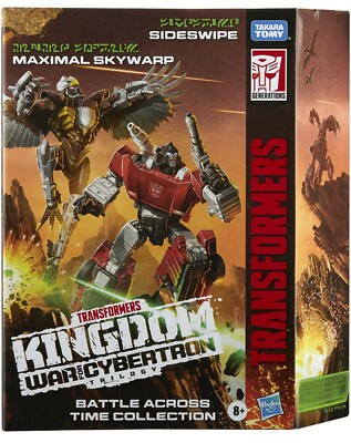 Transformers WFC Kingdom Maximal Skywarp SideSwipe Battle Amazon New G1 In Hand