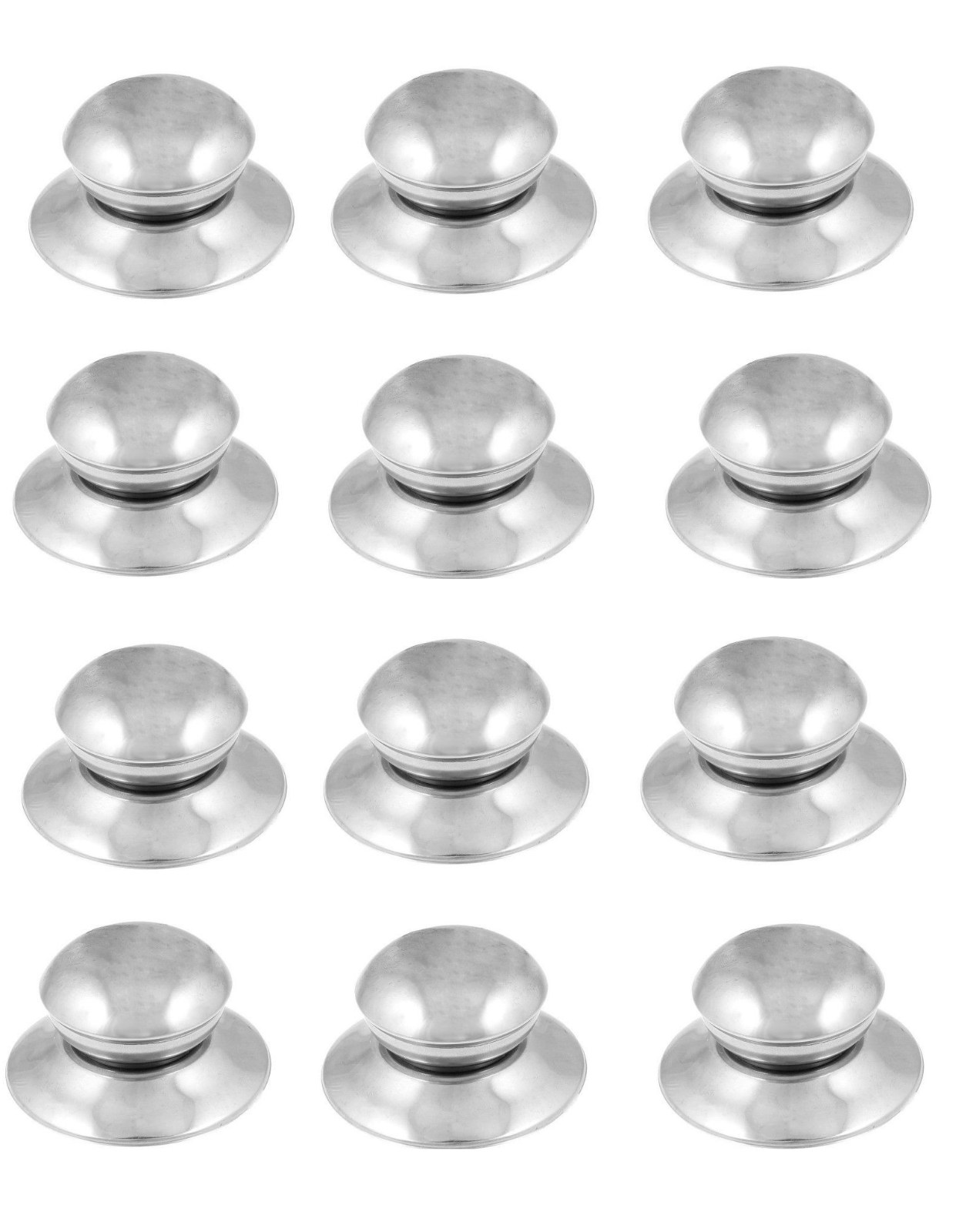 Set 12 Pezzi Pomelli Per Coperchi Universali Pentole Padelle Manici dfh