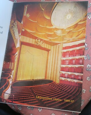 October,1966 Met Opera Program SIGNED BY stars B. Nilsson,L. Rysanek,& R. Resnik