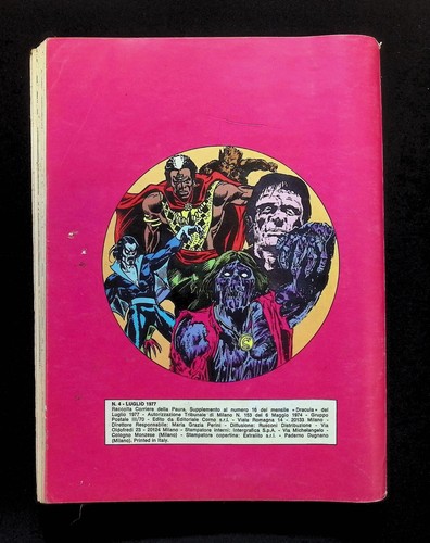Corriere della Paura Raccolta 4 1977 Fumetti Graphic novels Frankenstein Dracula - Picture 2 of 5